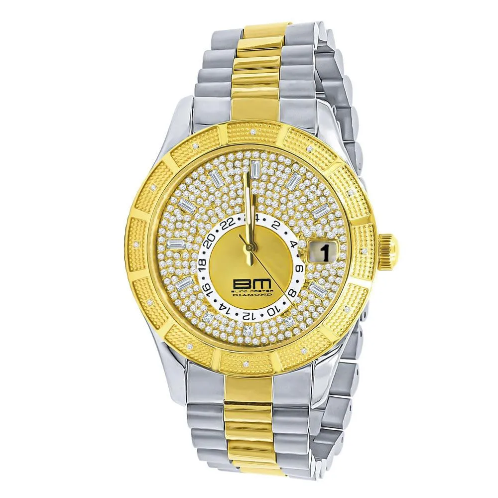 0.12 Carat Genuine Diamond Luxury Watch