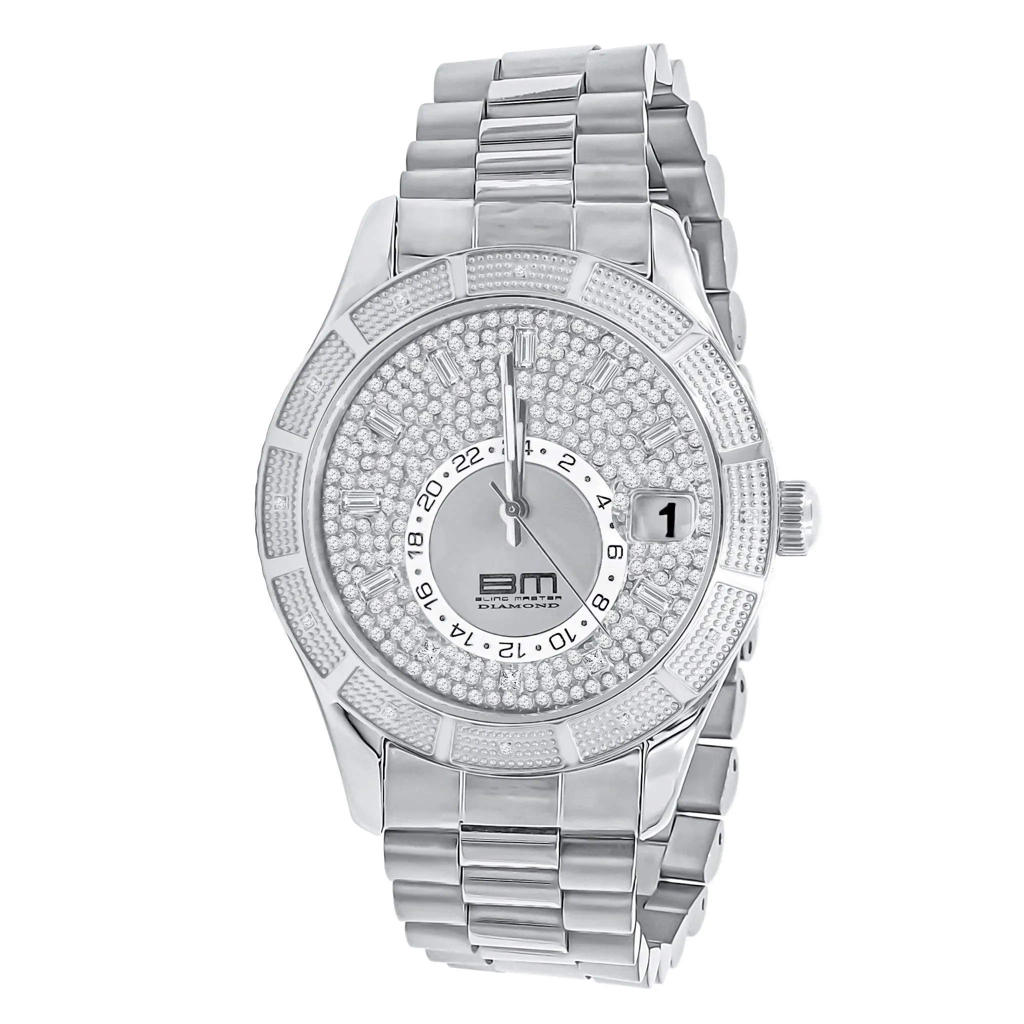 0.12 Carat Genuine Diamond Luxury Watch