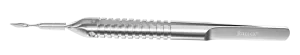 061R 7-1163S Akahoshi Hybrid Combo Prechopper, Straight, Cross-Action, Max Opening 3.00 mm, Round Handle, Length 121 mm, Stainless Steel