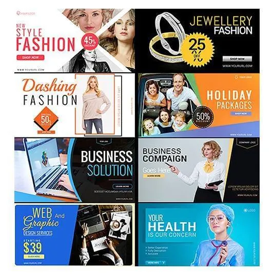 100 - Multipurpose Facebook Banners