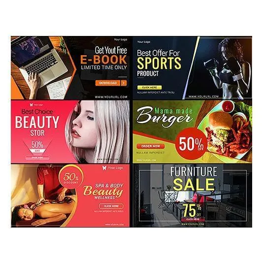 100 - Multipurpose Facebook Banners