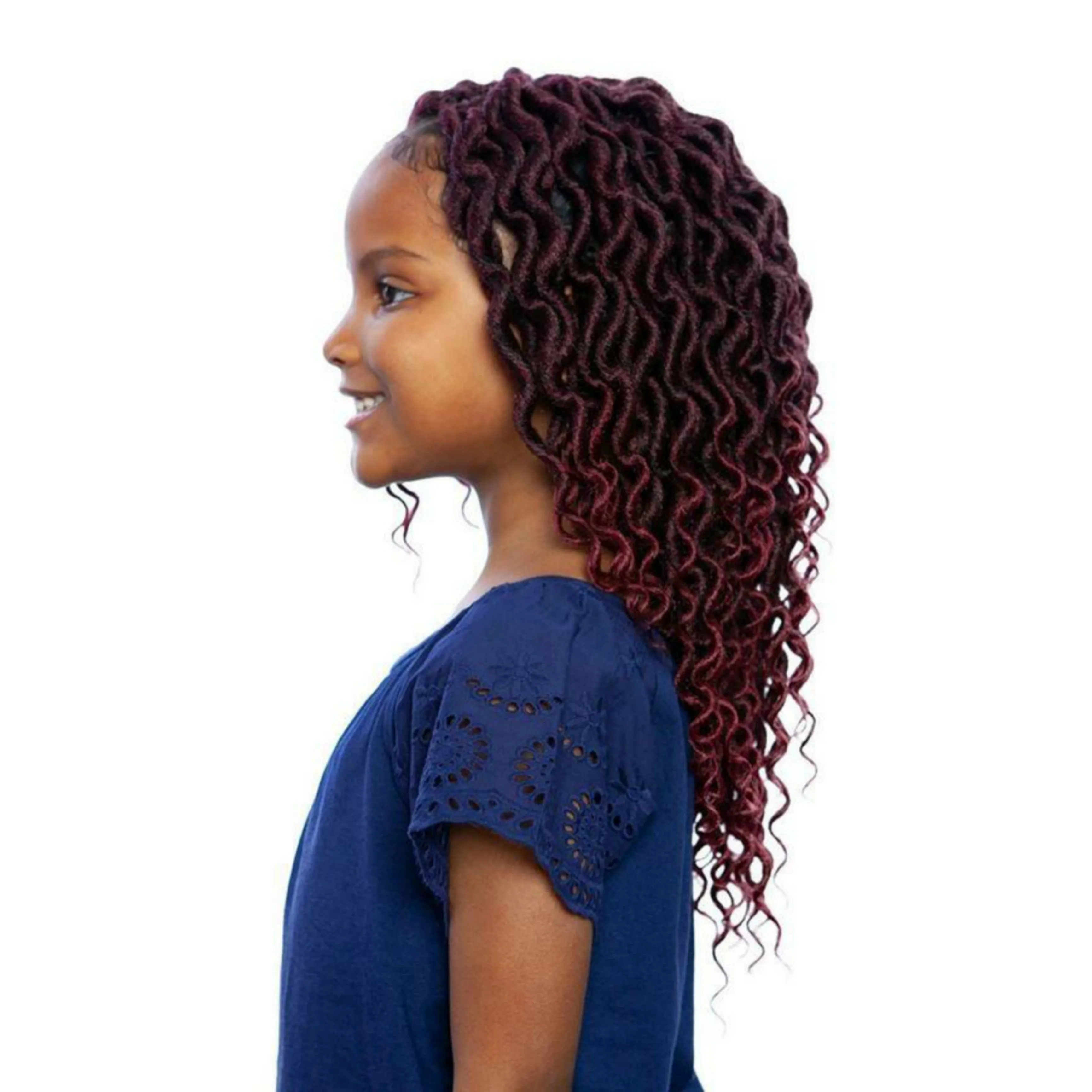 (10") Afri-Naptural Kids Locs - Gigi Ripple Faux Locs