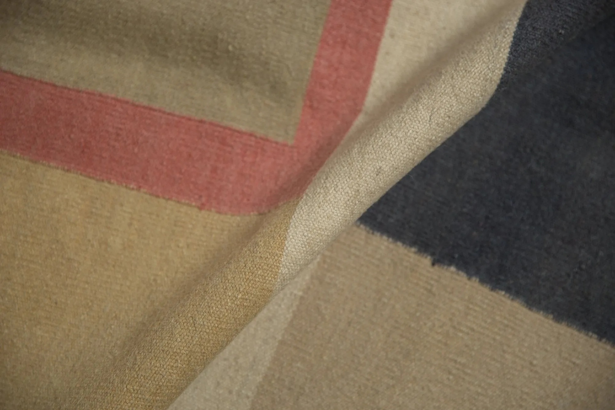 10x13.5 Vintage Contemporary Kilim Carpet