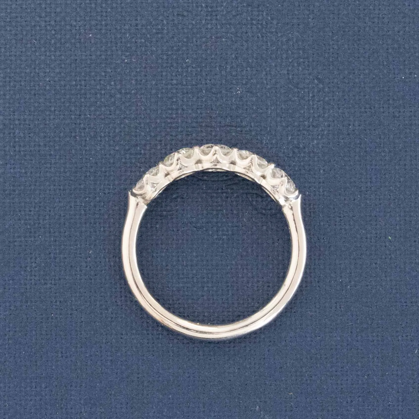 1.11ctw Old European Cut Diamond 5-Stone Band