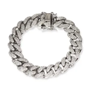 14MM CZ CUBAN LINK BRACELET 7.5 INCHES