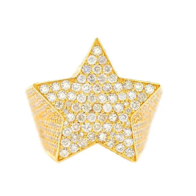 1JDR24.2 - CUSTOM DIAMOND STAR RING