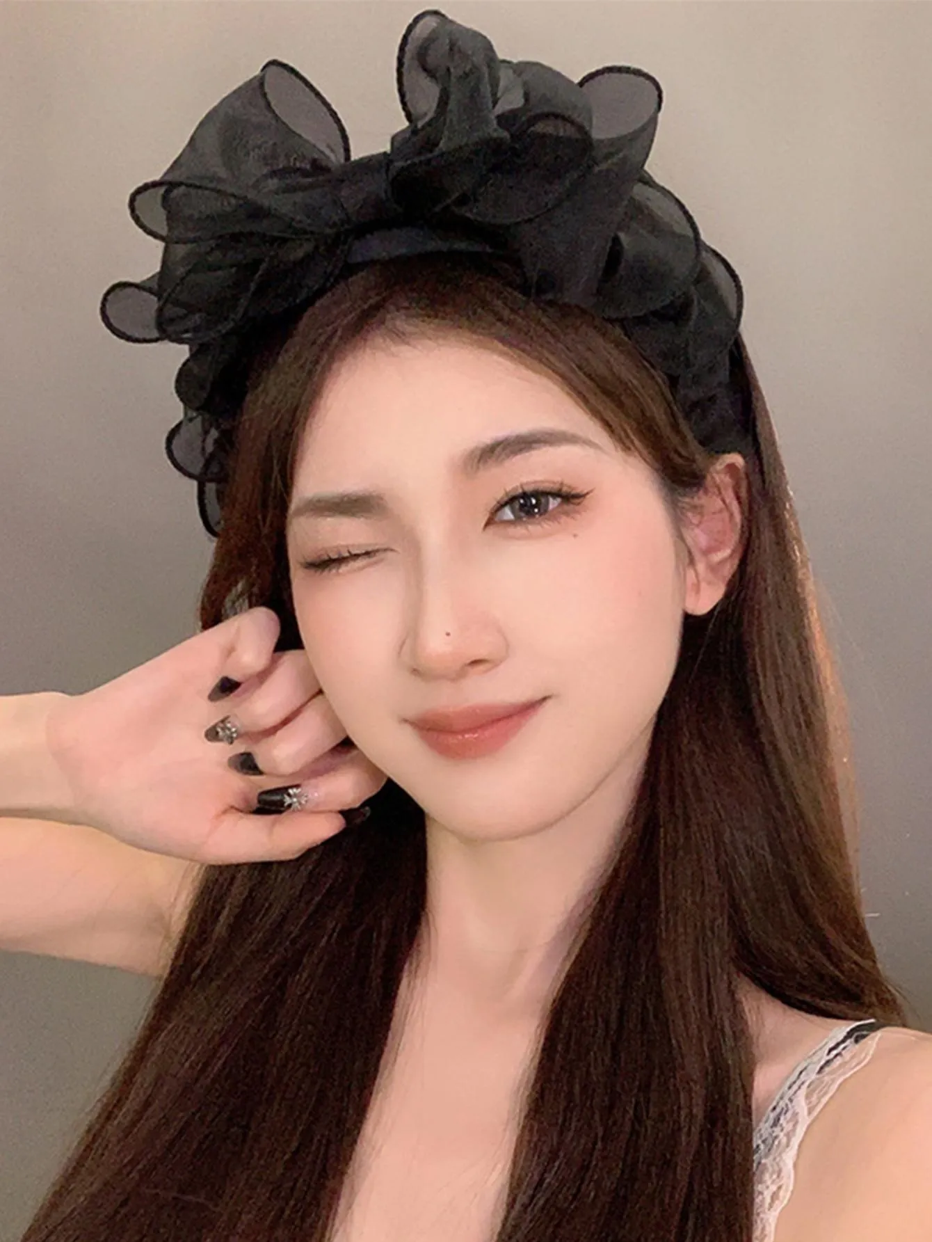1pc Bow Decor Headband