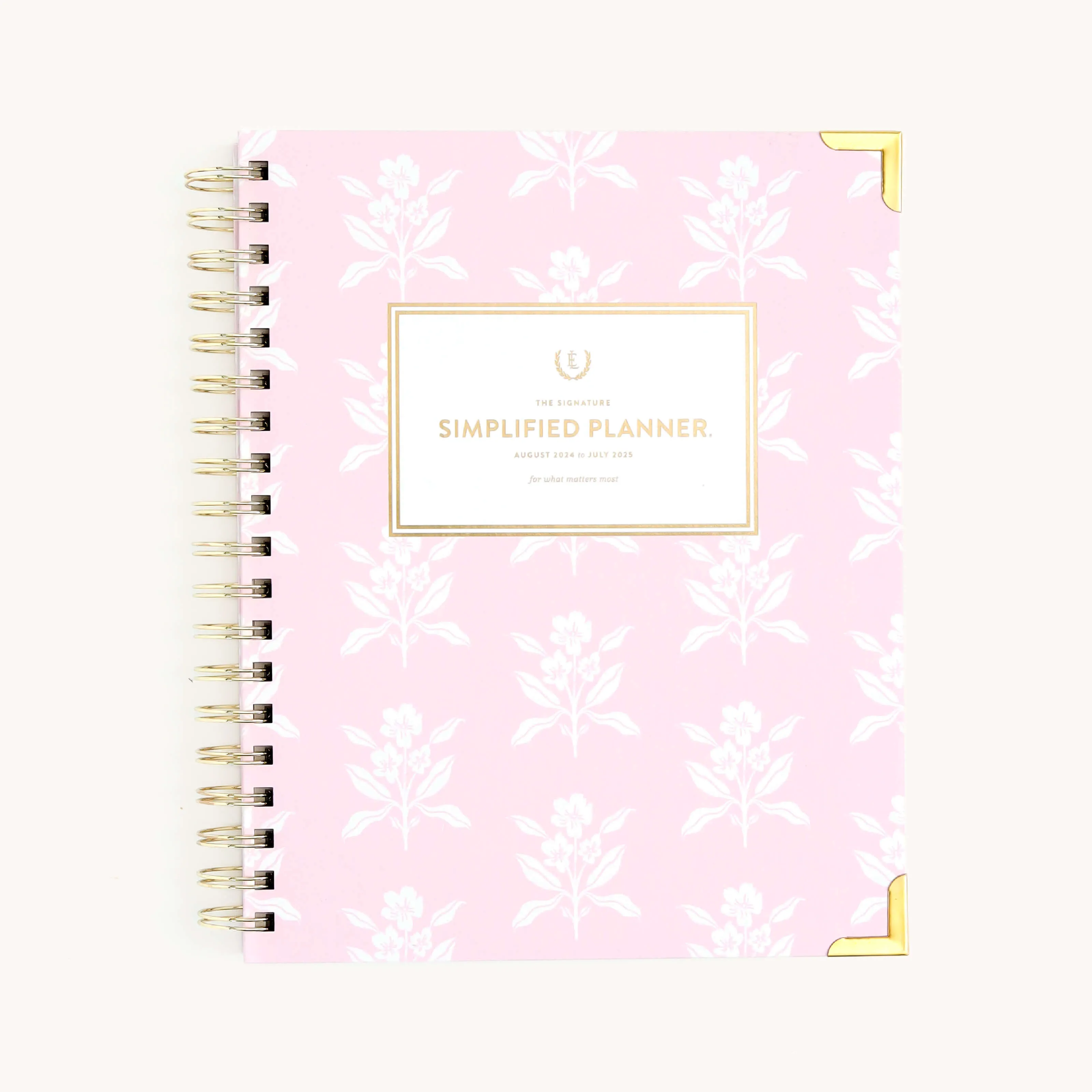 2024-2025 Weekly Simplified Planner - Blush Block
