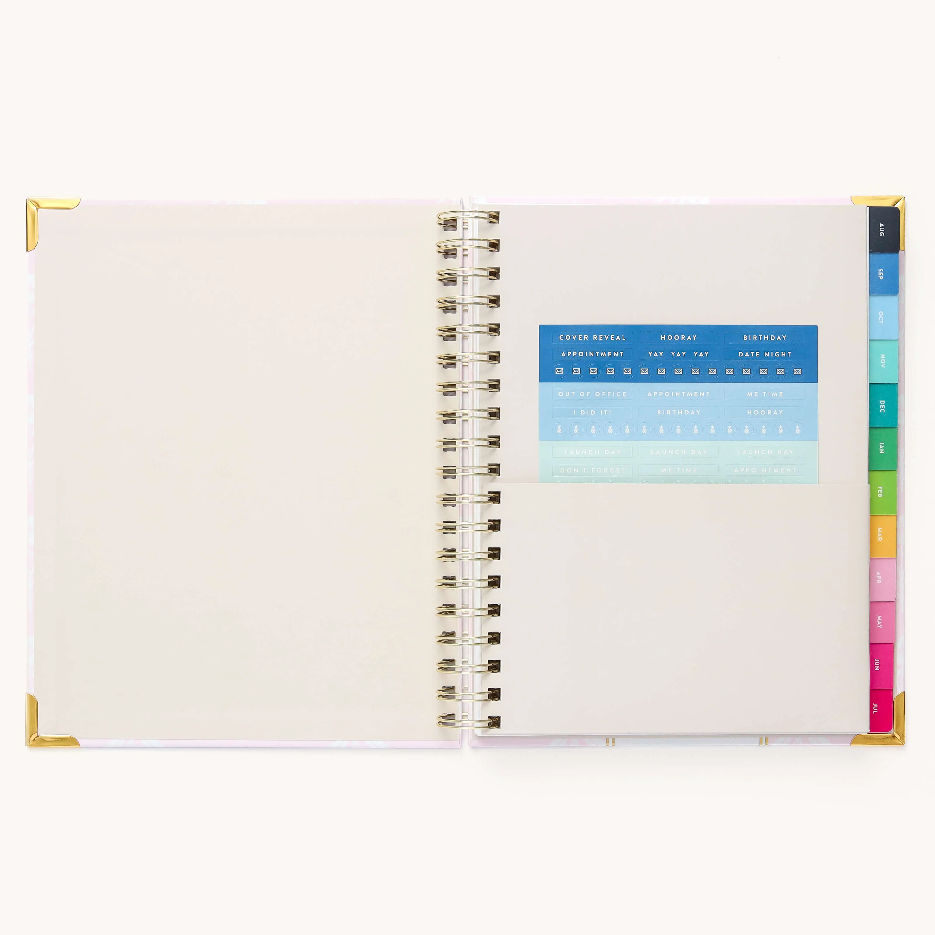 2024-2025 Weekly Simplified Planner - Blush Block
