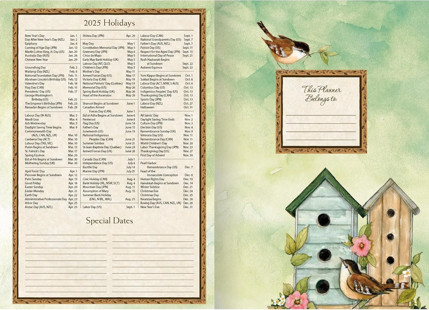 2025 Lang Monthly Planner - Bountiful Blessings