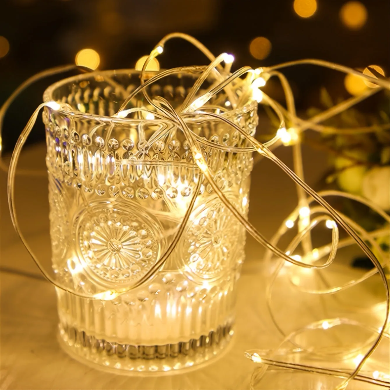 3.28ft/9.84ft/16.4ft/32.8ft LED String Lights, Fairy Decor Lights