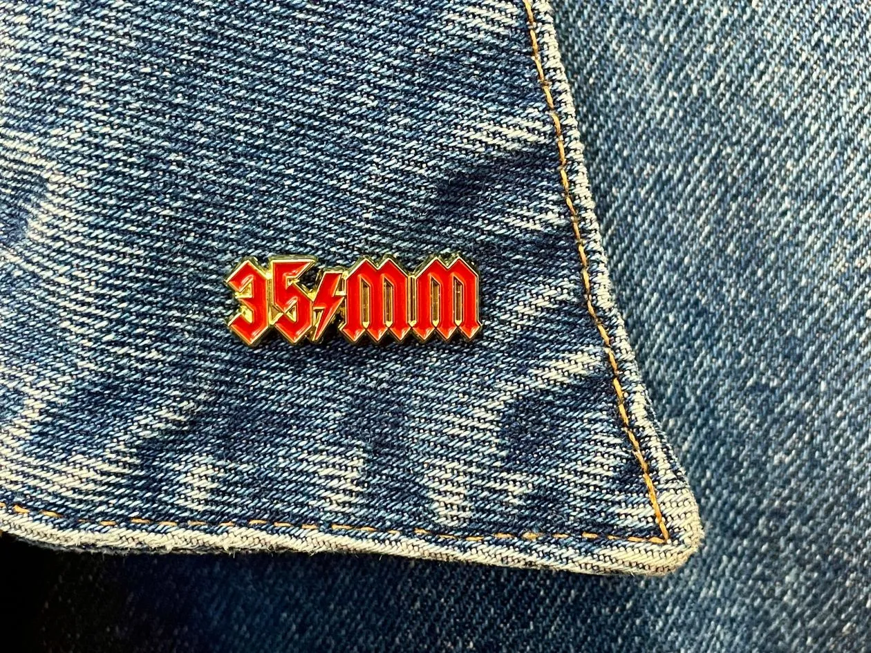 35mm AC/DC Tribute - Film Photography Pin