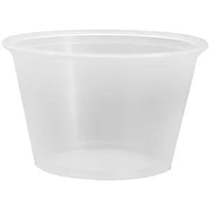 4 OZ CLEAR PLASTIC SOUFFLE CUPS 2500CT