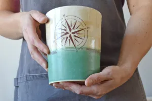 40-H Hot Air Balloon Boat Utensil Jar