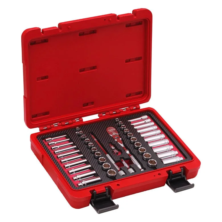 44-PC. Deluxe Socket Set 1/4” Drive
