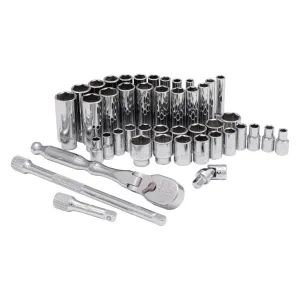 44-PC. Deluxe Socket Set 1/4” Drive