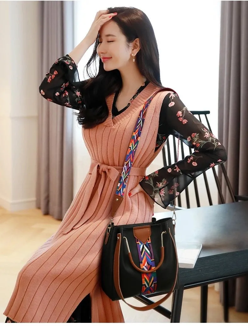 4Pcs high quality pu handbags