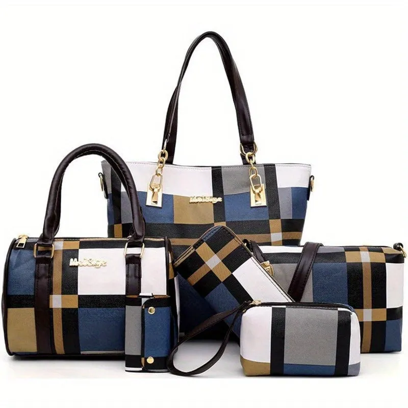 6-Pcs Elegant Handbags Set for Women