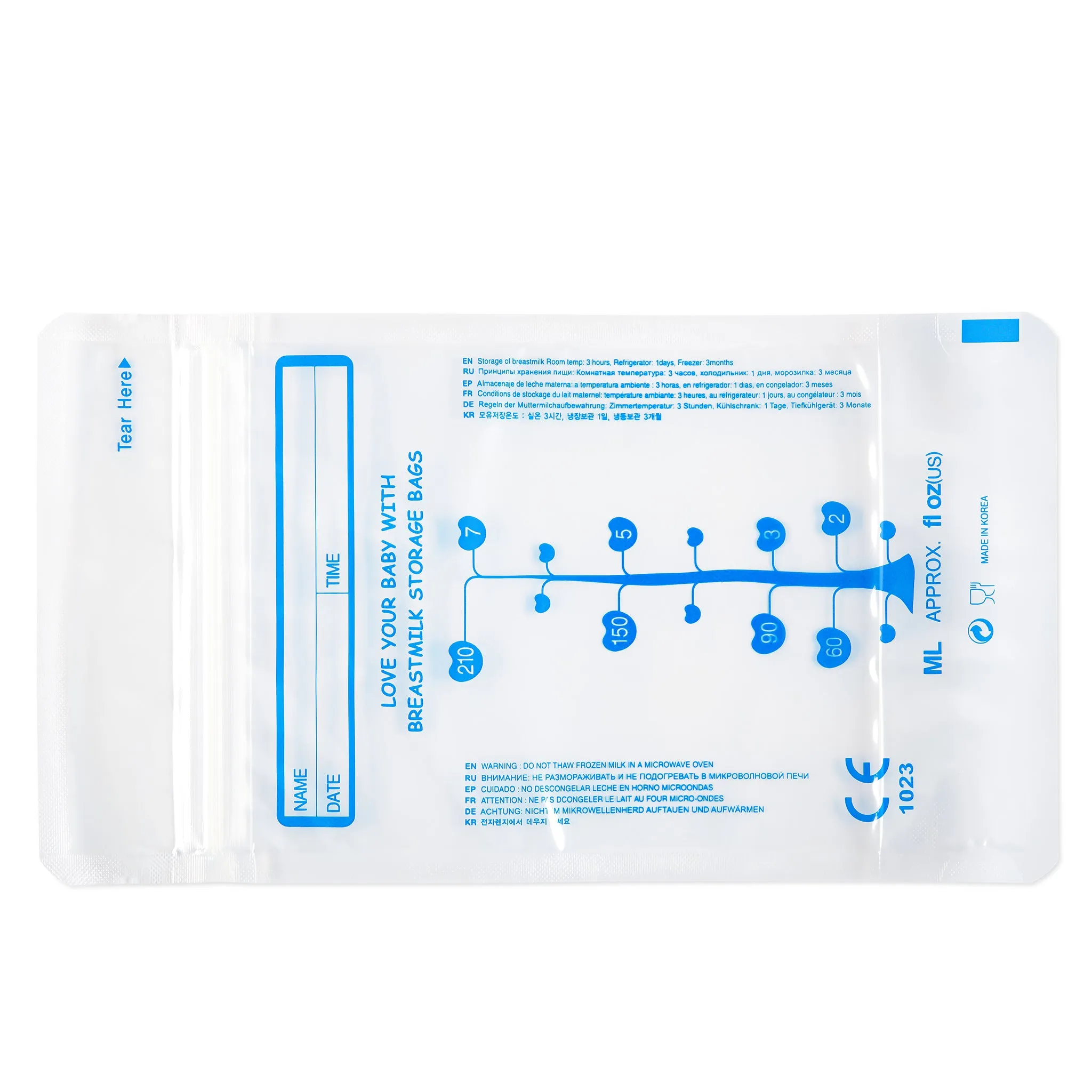 60 Standard Breast Milk Storage Bags