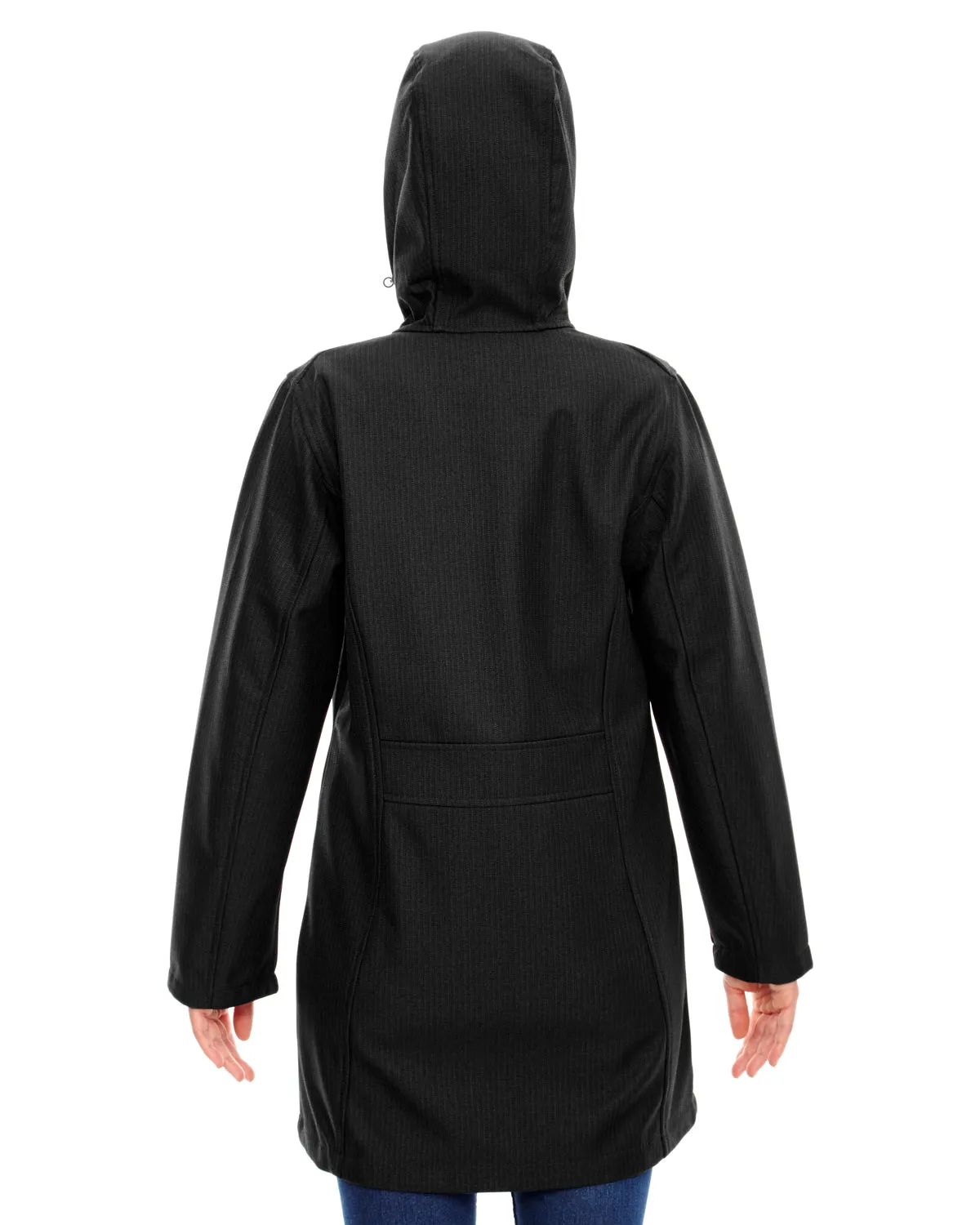 78171 North End Ladies' City Textured Three Layer Fleece Bonded Soft Shell Jacket