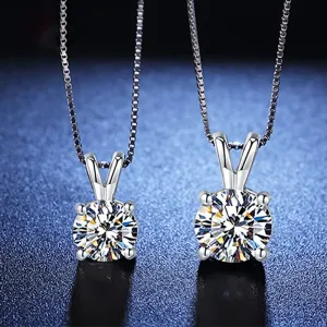925 Silver  color  Elegant Pendant Necklace for Women