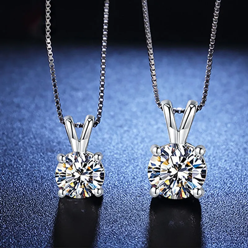 925 Silver  color  Elegant Pendant Necklace for Women