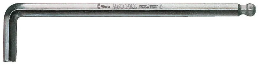 950 PKL L-key, metric, chrome-plated, 1.5 x 90 mm