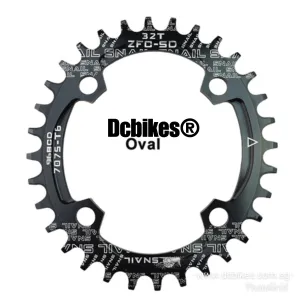 96bcd Oval | Round Narrow Wide Symmetric Chain Rings