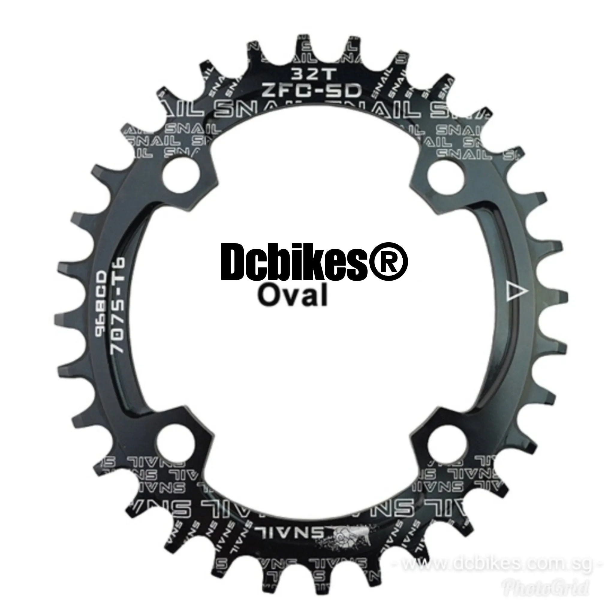 96bcd Oval | Round Narrow Wide Symmetric Chain Rings