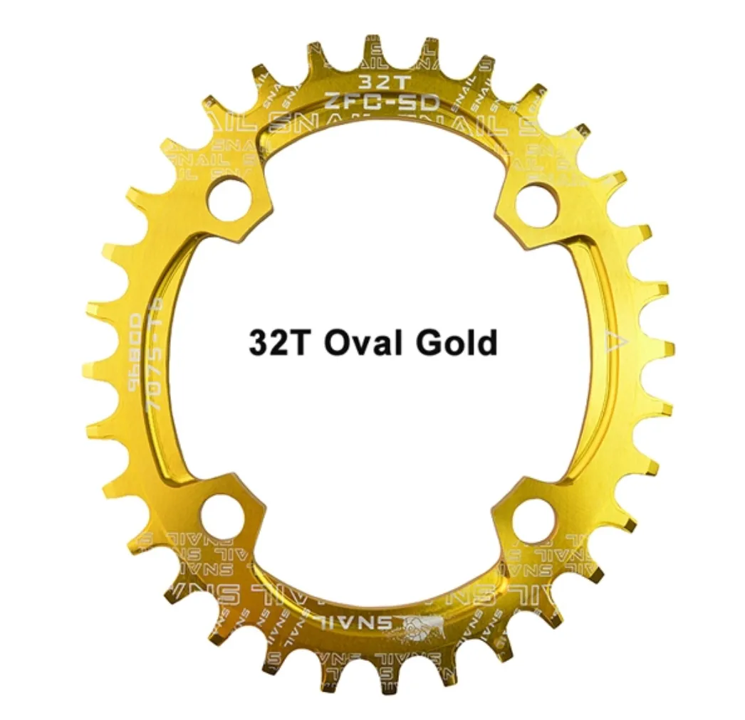 96bcd Oval | Round Narrow Wide Symmetric Chain Rings