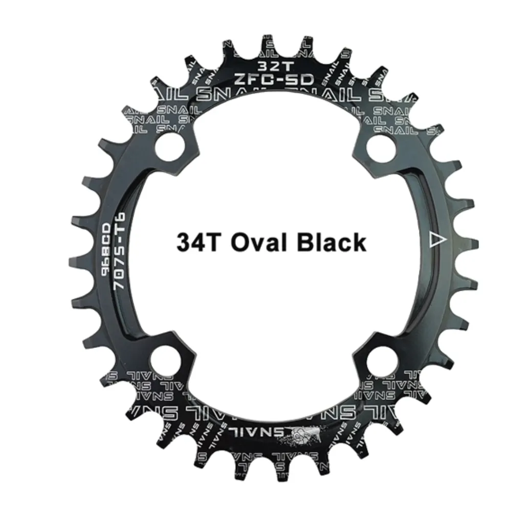 96bcd Oval | Round Narrow Wide Symmetric Chain Rings