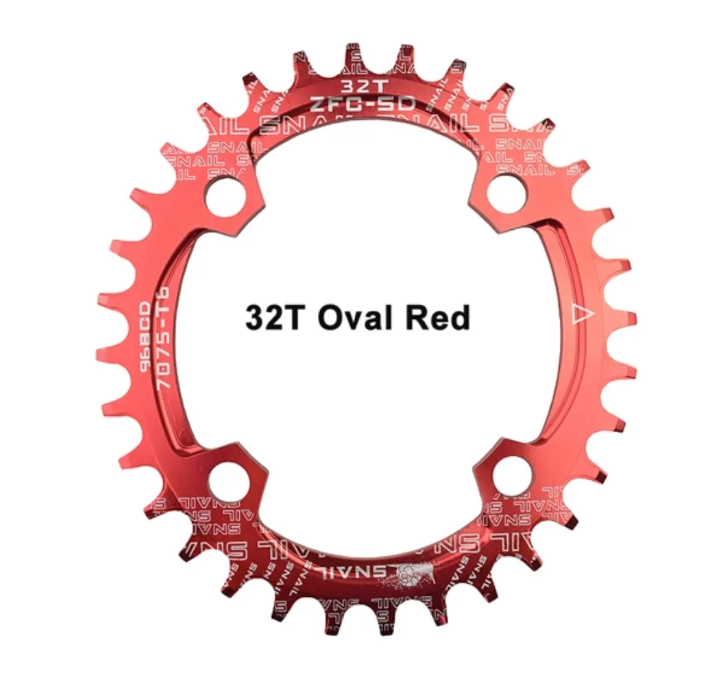 96bcd Oval | Round Narrow Wide Symmetric Chain Rings