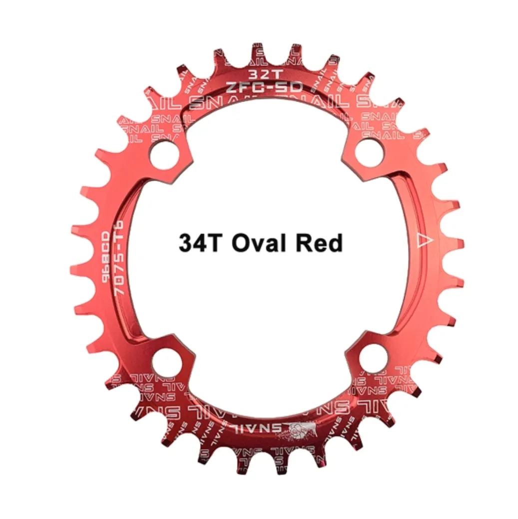 96bcd Oval | Round Narrow Wide Symmetric Chain Rings