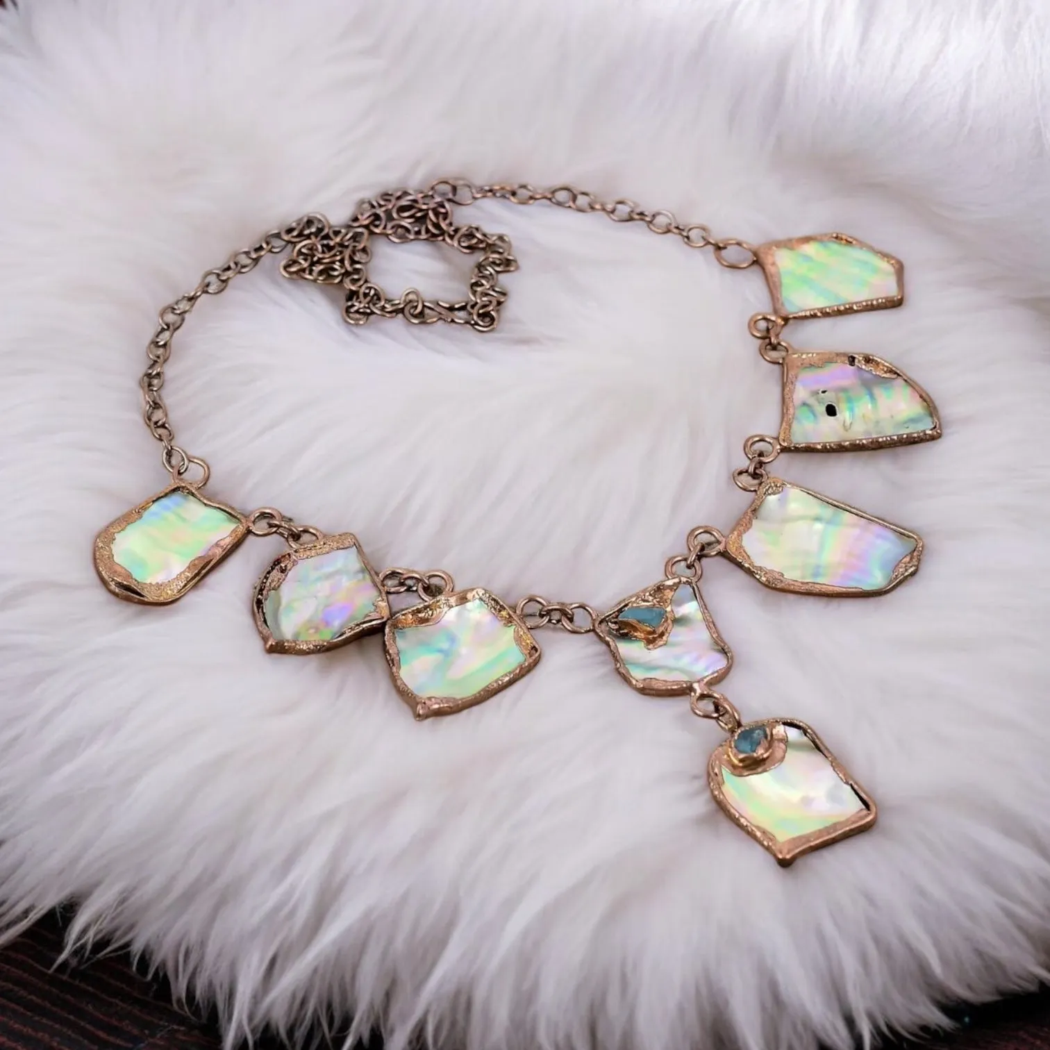 Abalone Copper Necklace
