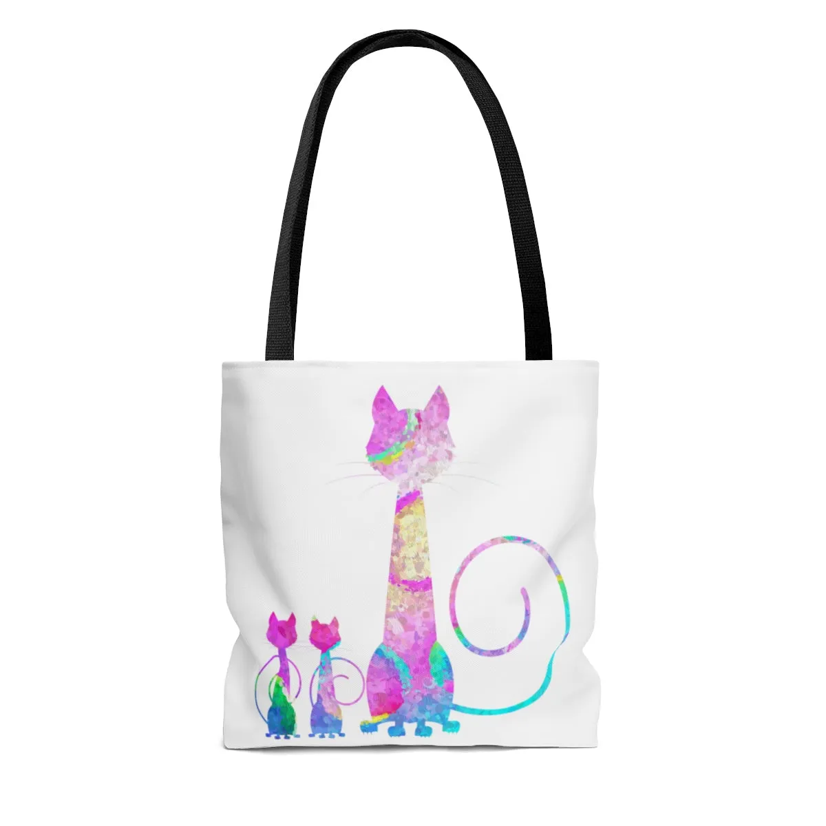 Abstract Cats Tote Bag