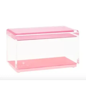Acrylic Riverside Rose Medium Stackable Box