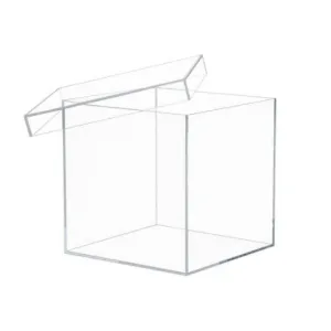 Acrylic Square Lidded Box