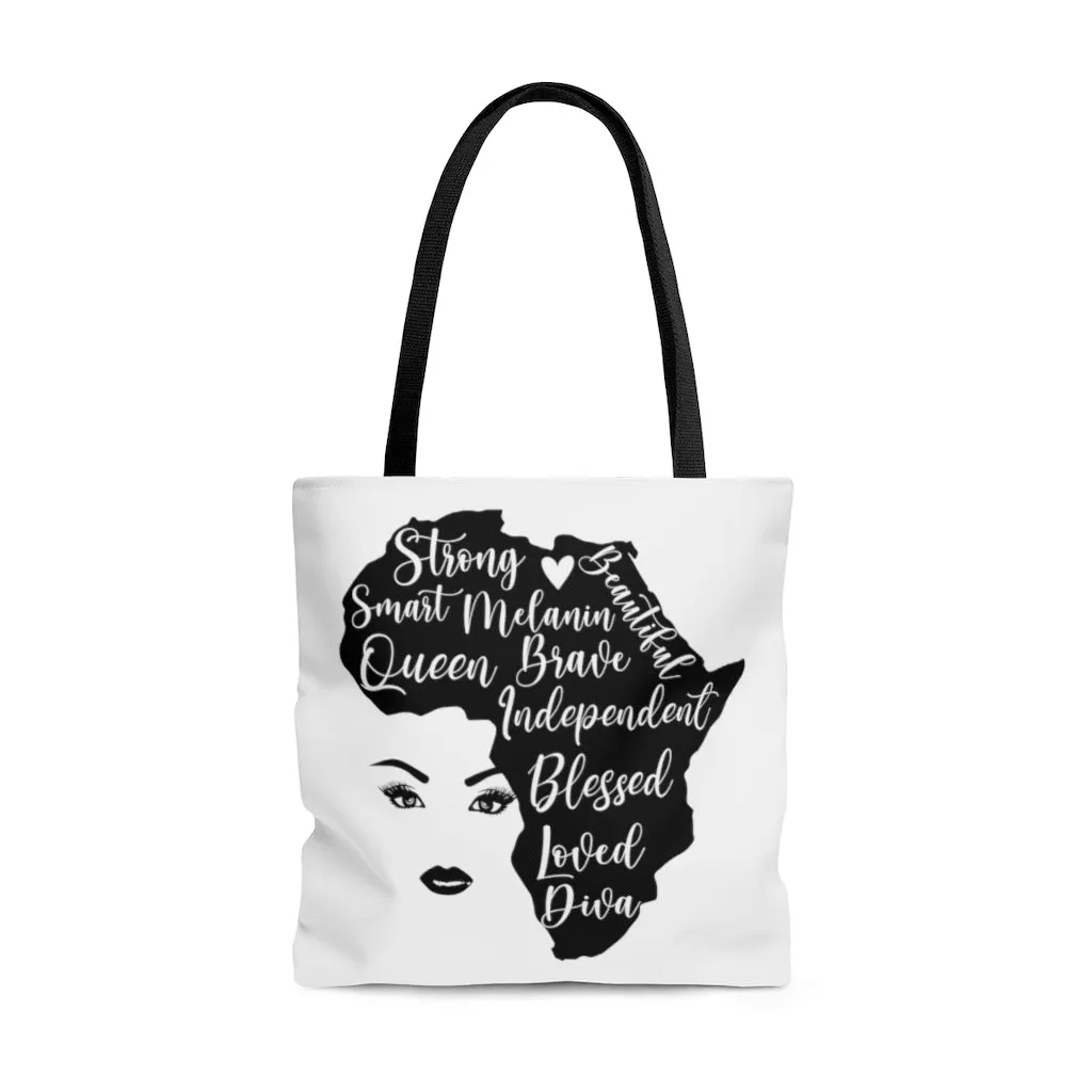 Africa - Black Woman Tote Bag