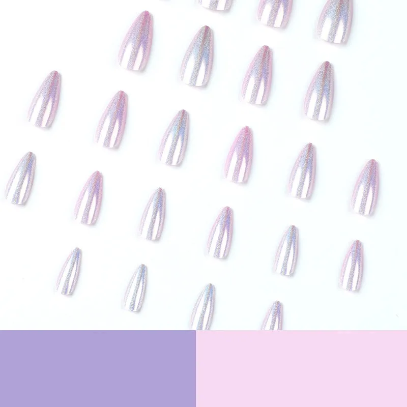Almond laser light purple