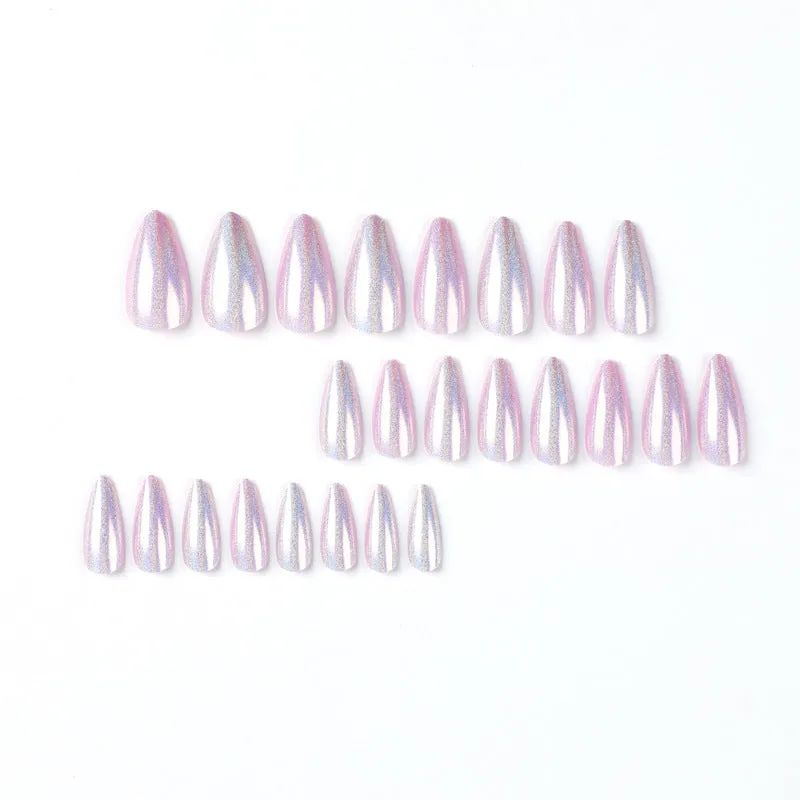 Almond laser light purple