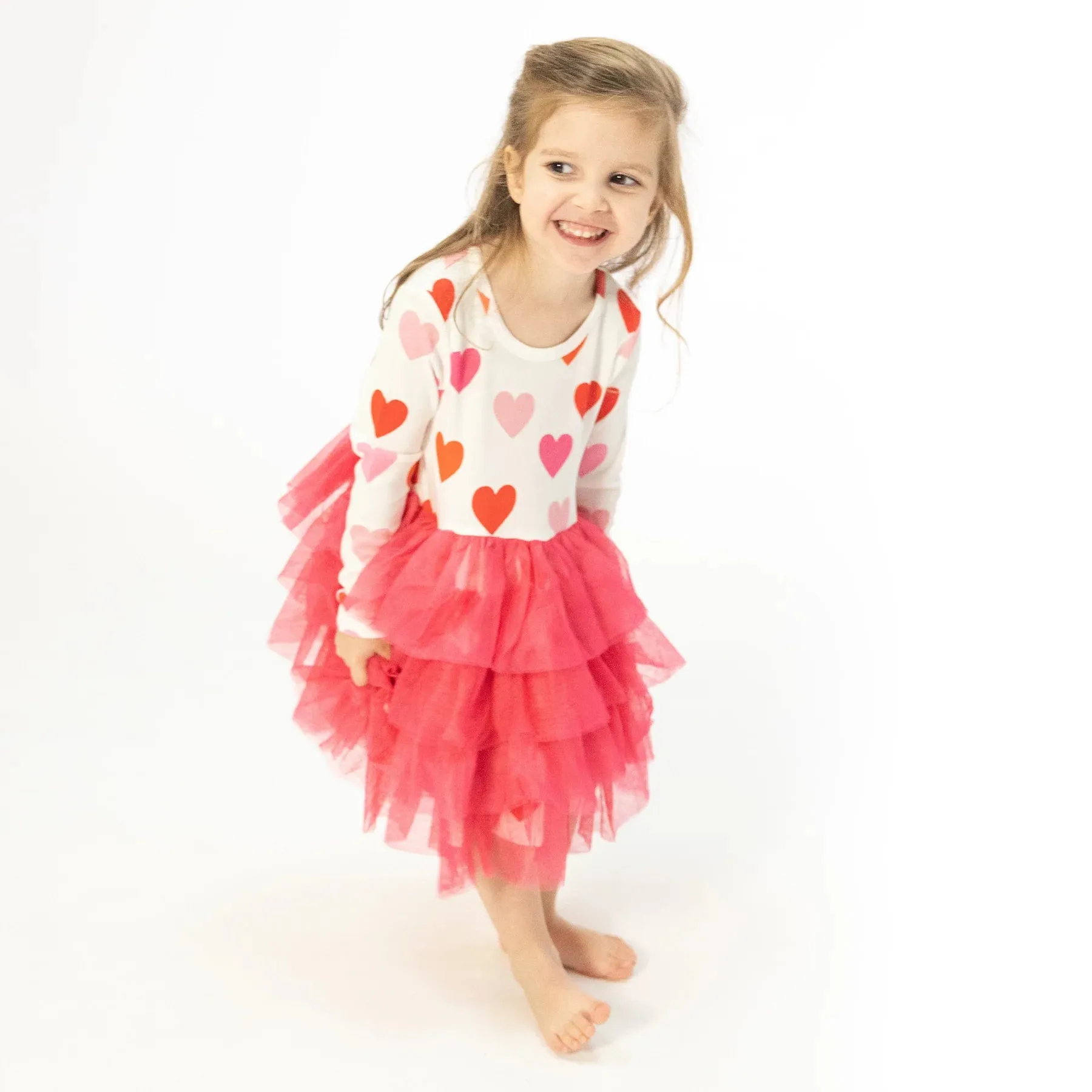 Angel Dear L/S Layered Tulle Dress