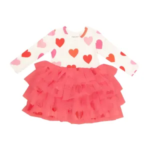 Angel Dear L/S Layered Tulle Dress