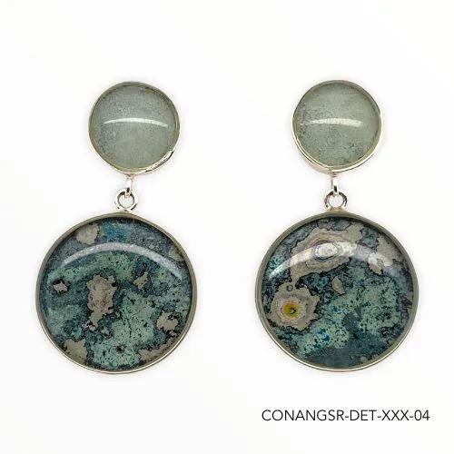 Angela Drop Earrings | Silver