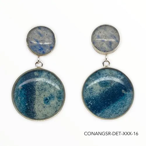 Angela Drop Earrings | Silver