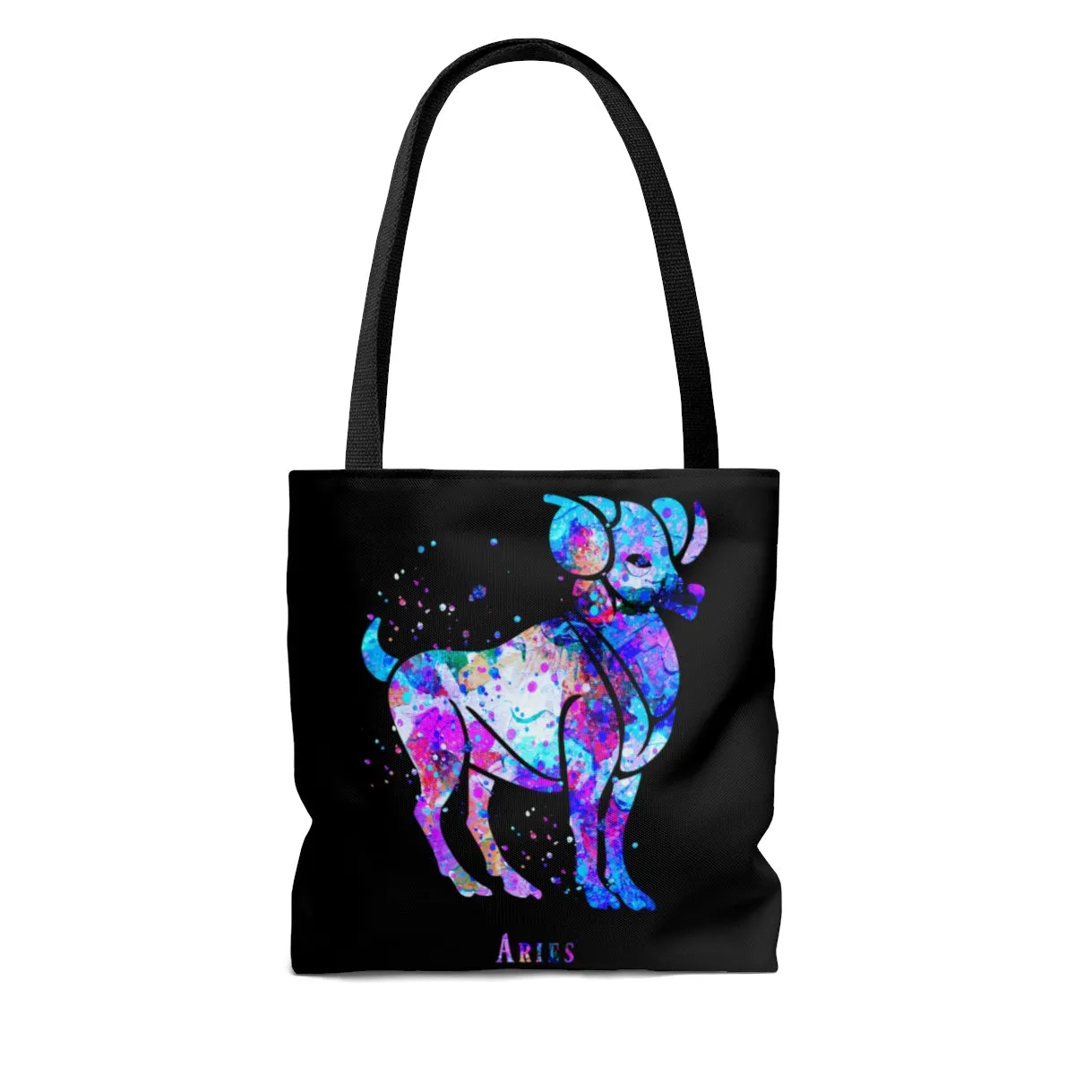 Aries Zodiac Sign Tote Bag