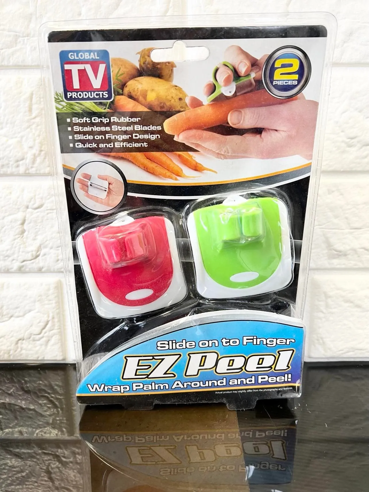 As Seen On TV, EZ Peel! Slide on to Finger, Wrap Palm Around and Peel!!