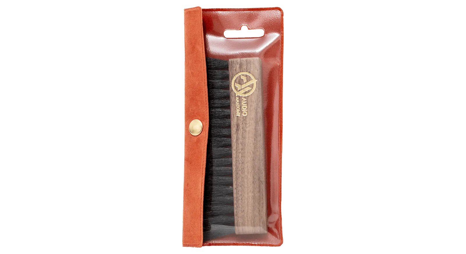 Audio Anatomy : Walnut Wood Vinyl Brush
