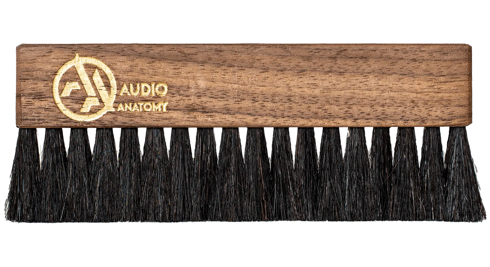 Audio Anatomy : Walnut Wood Vinyl Brush