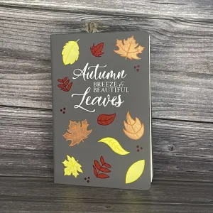 Autumn Breeze and Beautiful Leaves A5 Journal