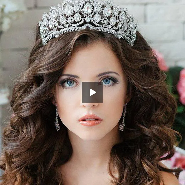 Ava Floral Rhinestone Tiara